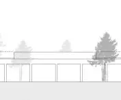 adaptation of the shelter, existing facade