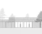 adaptation of the shelter, designed elevation