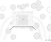 roof plan of the shelter