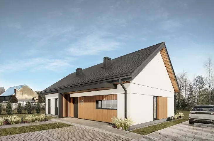 CHA_01 single-family house is characterized by a gabled roof