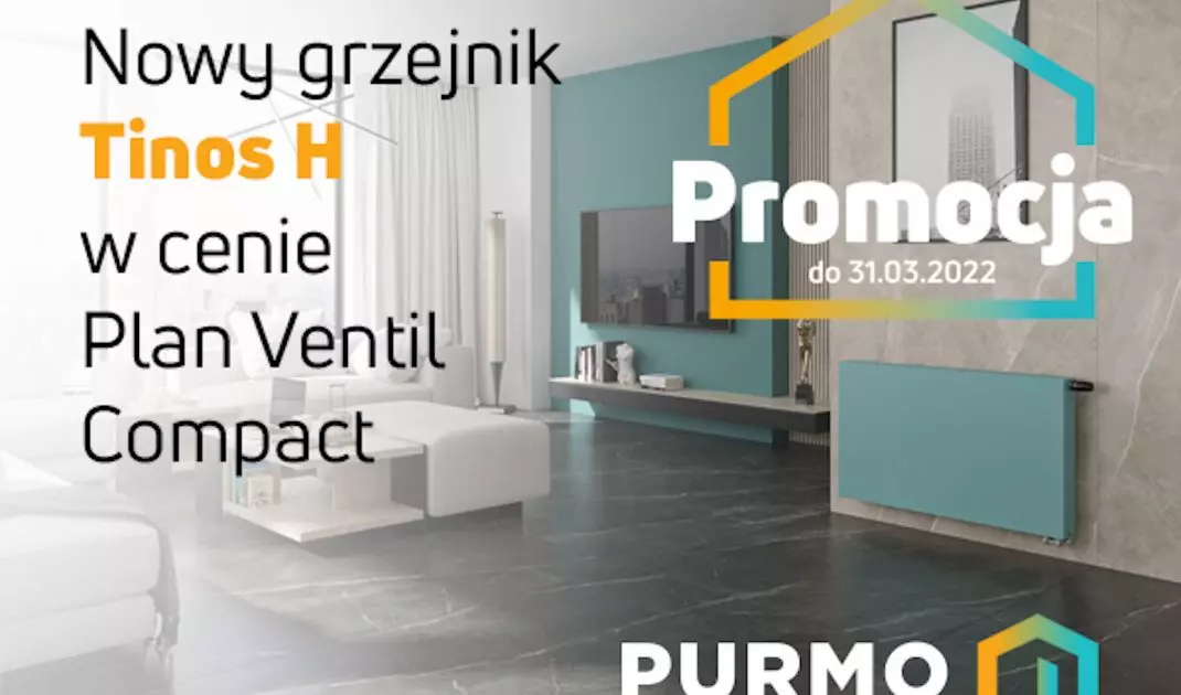 Nowy grzejnik Tinos H w cenie Plan Ventil Compact