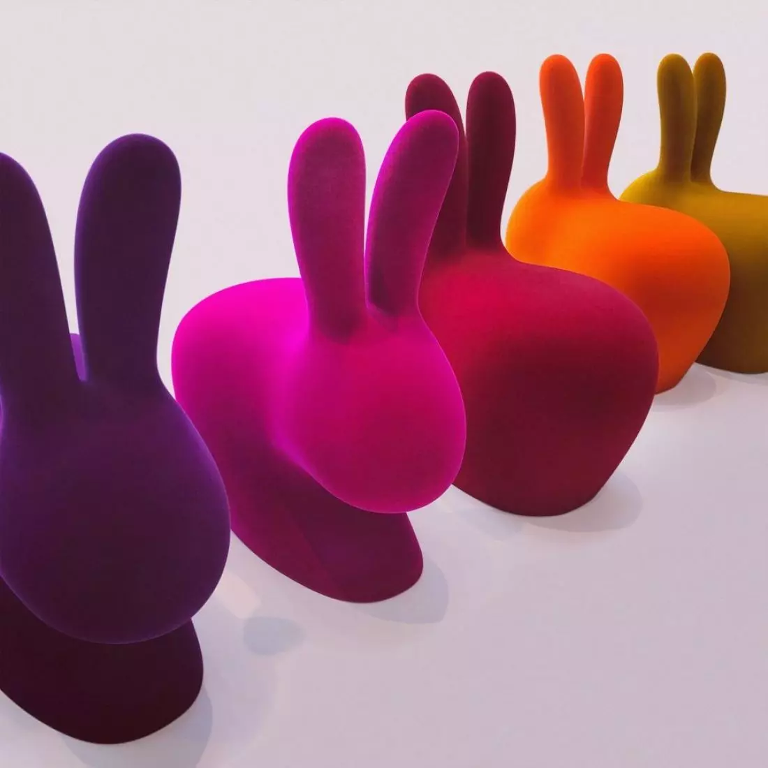 Siedzisko Rabbit projektu Stefano Giovannoniego dla marki QeeBoo