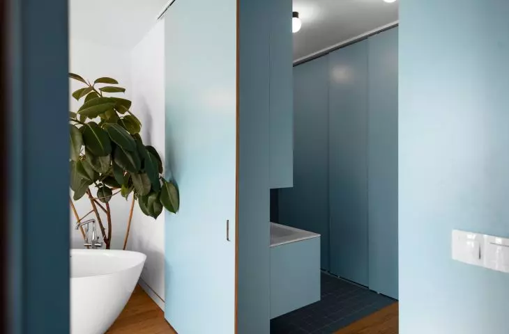 bedroom with bathroom