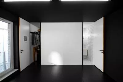 łazienka and technical room in photo studio