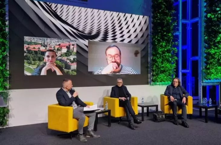Pictured: Malgorzata Tomczak, Jakub Szczęsny, Jakub Glaz, Arkadiusz Ptak and Oskar Grąbczewski