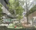 atrium, hol główny i schemat funkcjonalny