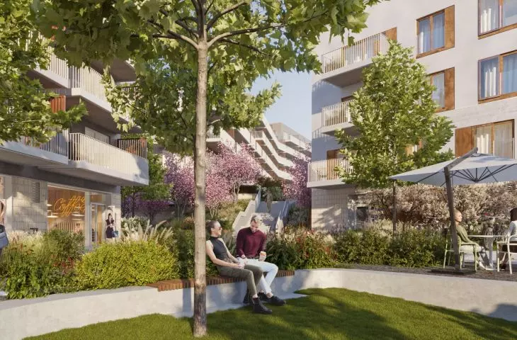 Osiedle Portowo, Poznań, visualization, design by APA Wojciechowski