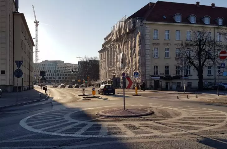 Ulica Ratajczaka, Poznań, luty 2022