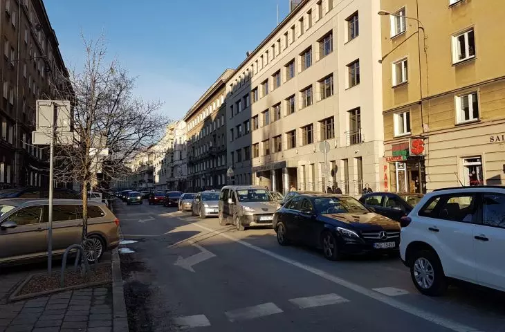 Ratajczaka Street, Poznań, February 2022