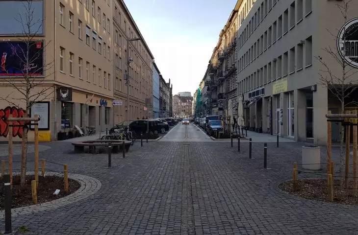 Ratajczaka Street, Poznań, February 2022