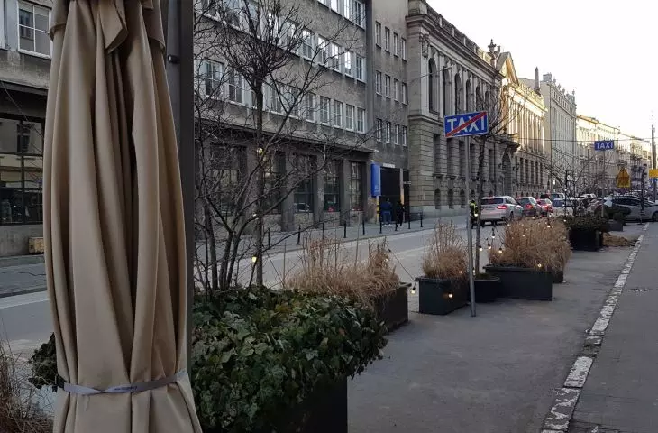 Ratajczaka Street, Poznań, February 2022
