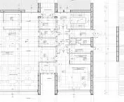 Projekt motelu w Szkocji, rzut budowlany