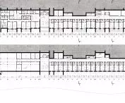 Motel project in Scotland, underground floor plan