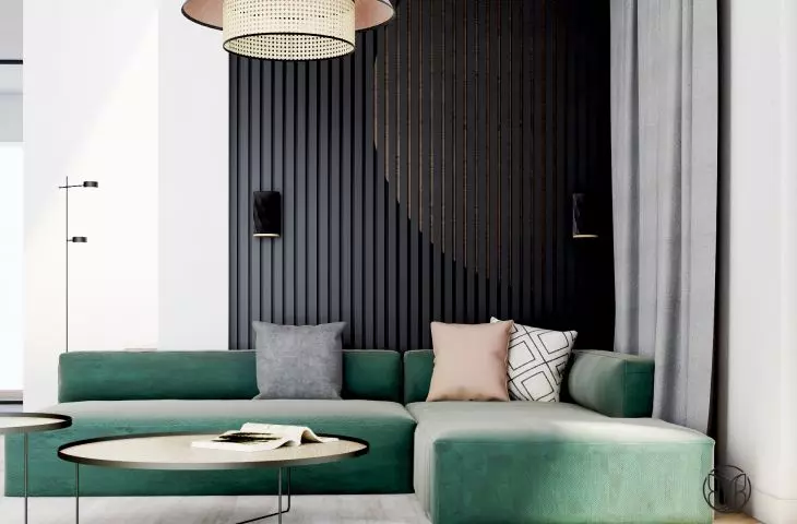 House near Warsaw - living room