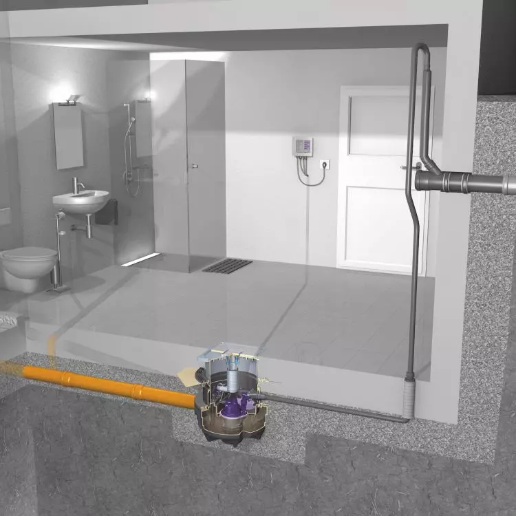 Aqualift F Compact pumping station 