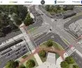 Ratajczaka Street in Poznań after reconstruction, visualization, proj. SAFEGE S.A.S. and Graph'it 