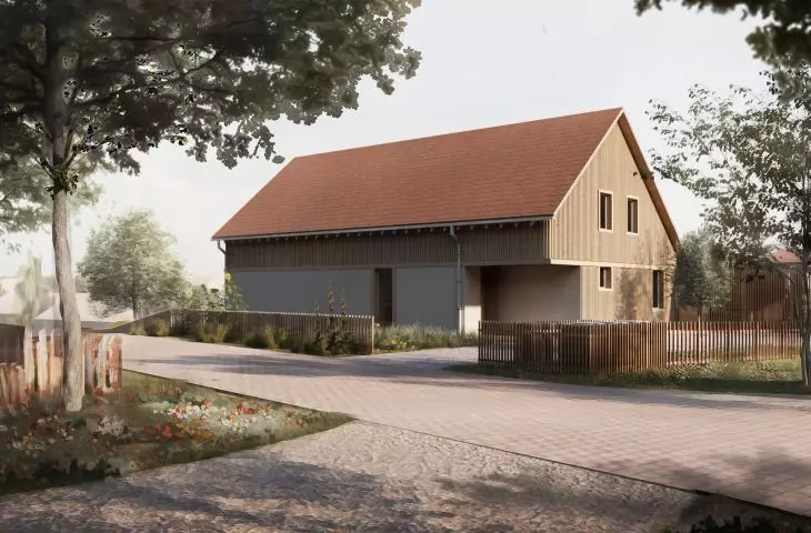 Main Prize in the Single-Family House category; House in Gluszyn.