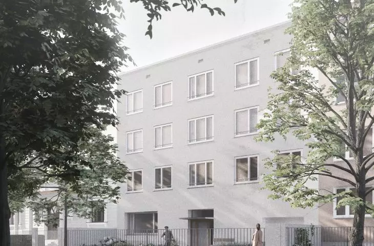 Main Prize in the category of Multi-Family House; Family Cooperative Building in Old Mokotow.