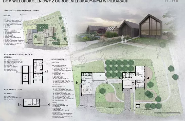 Grand Prix of the audience vote; Multigenerational house in Piekary 