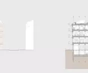 B-B section and elevation