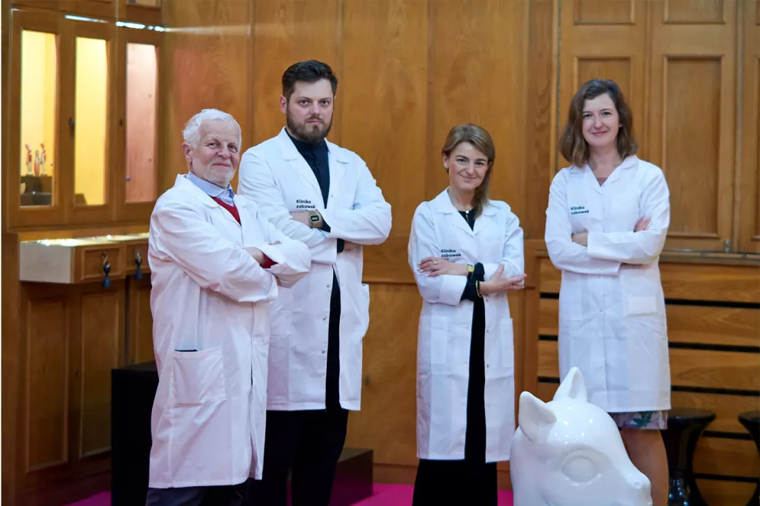 od lewej: Marek Sosenko,
Mateusz Okoński, Katarzyna Sosenko, Katarzyna Jagodzińska.