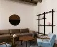 minimalistyczny salon apartamentu Pełnia