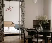 jadalnia i widok na sypialnię
