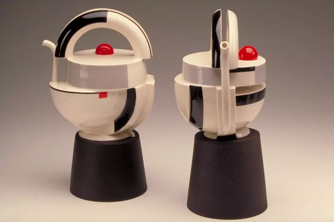 Memphis set 1 Projekt Marek Cecula 1990, NY Porcelana (obiekty artystyczne)