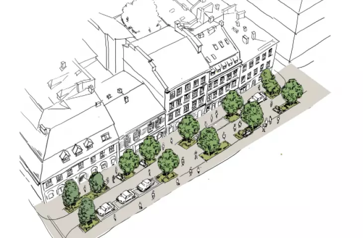 Visualization of the reconstructed Joseph Street