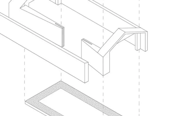 Because Every Step Counts project, axonometry