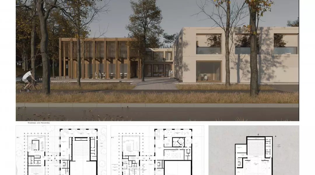 I Nagroda w konkursie na projekt siedziby Powiatowej Instytucji Kultury w Legionowie