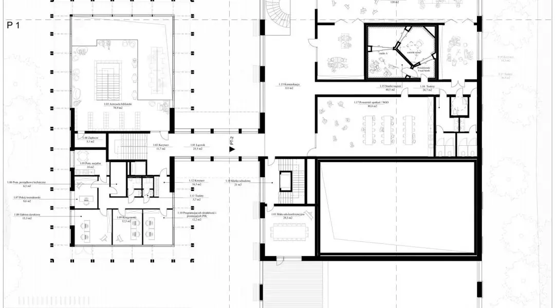 I Nagroda w konkursie na projekt siedziby Powiatowej Instytucji Kultury w Legionowie