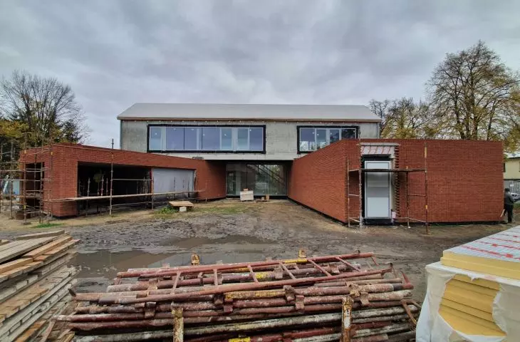 KAR_1 single-family house, construction, fall 2021, proj. PL.architekci