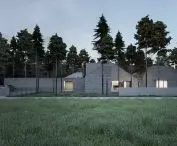 PUS_1 multi-unit house near Poznań, visualization, proj. PL.architekci