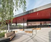 Railway station and transfer center in Wolsztyn, proj. PL.architekci
