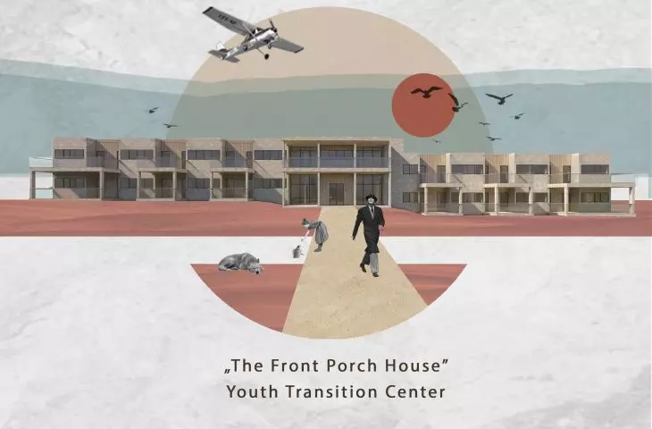 The Front Porch House project, competition graphic