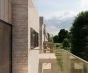 The Front Porch House project, view from the balcony