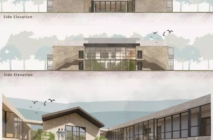 Projekt The Front Porch House, elewacje