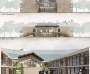 The Front Porch House project, elevations