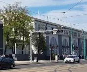 MTP Hall No. 2, view from Glogowska Street, current state (spring 2021).