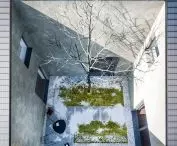 Atrium zimą