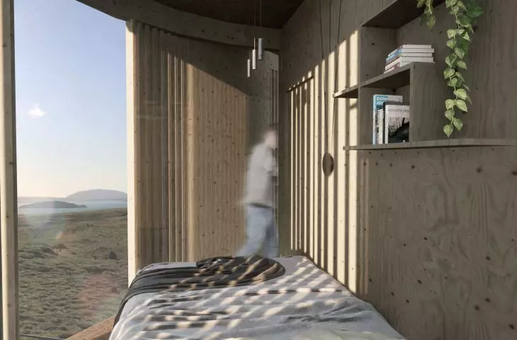 Projekt Circadian Home, wnętrze rano