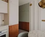 view from kitchen to hallway 