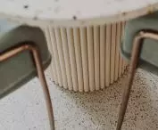 dining room table detail