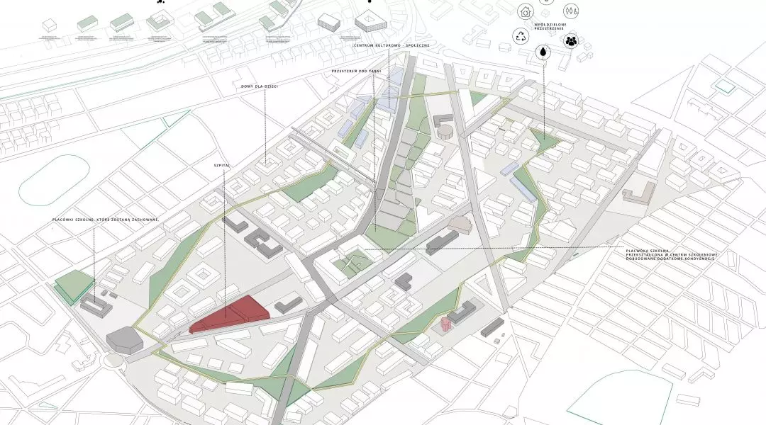 Wyróżnienie II stopnia w kategorii Urbanistyki i Planowania Przestrzennego, rok 2021
