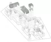 Projekt RELIEF, aksonometria
