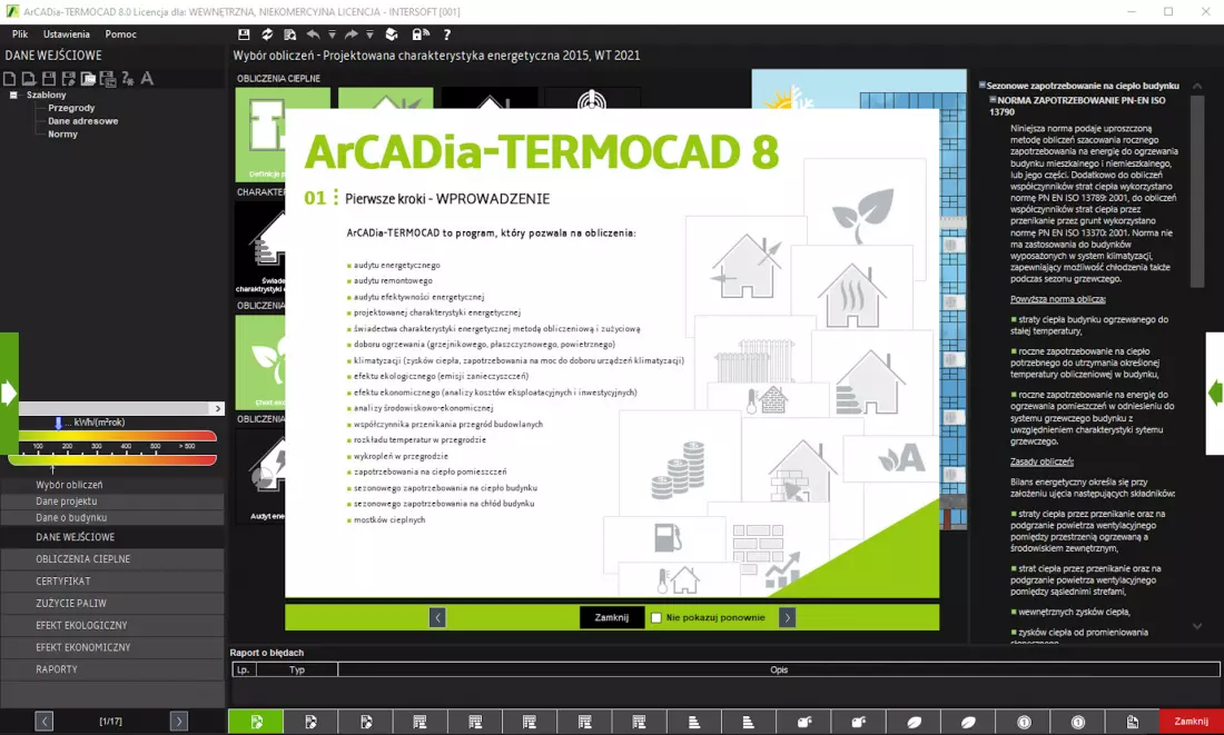 Samouczek - ArCADia-TERMOCAD
