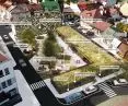 Green market project in Mielec, scheme