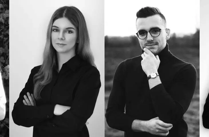 Project team, from left: Iga Soczawa, Adrianna Popielarczyk, Krystian Wrona, Anna Piątek