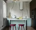 Kitchen with dining area